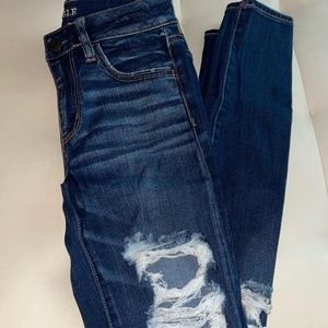 American Eagle Outfitters Women's Navy Jeans